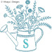 ALW624 Sprinkle Flowers Alphabet