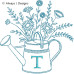 ALW624 Sprinkle Flowers Alphabet
