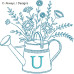 ALW624 Sprinkle Flowers Alphabet