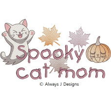 ALW629 Spooky Cat Mom