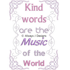 ALW644 Kind Words
