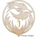 ALW680 Bird Circle Alphabet