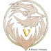 ALW680 Bird Circle Alphabet