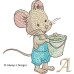 ALW827 Little Mouse Collectable Alphabet