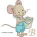 ALW827 Little Mouse Collectable Alphabet
