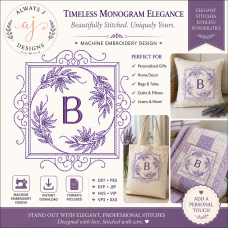 ALW869 - Regal Elegance Alphabet