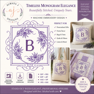 ALW869 - Regal Elegance Alphabet