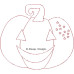 ALW875 Halloween Redwork Set