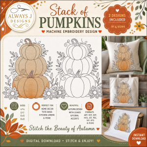 ALW903 Stack of Pumpkins
