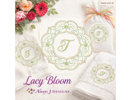 Lacy Bloom Alphabet