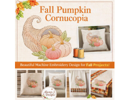 Fall Pumpkin Cornucopia