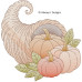 ALW915 Fall Pumpkin Cornucopia
