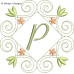 ALW916 Amber Petals Alphabet