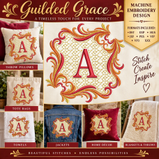 ALW943 Guilded Grace Alphabet