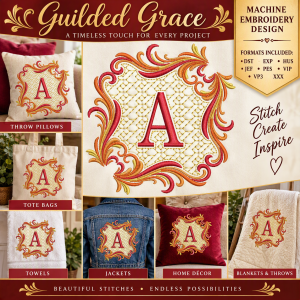 ALW943 Guilded Grace Alphabet