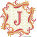 ALW943 Guilded Grace Alphabet