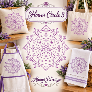 ALW956 Flower Circle 3