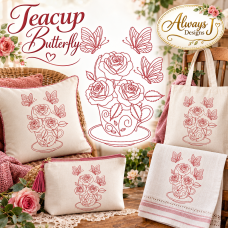 ALW960 Teacup butterfly ALW960 Teacup butterfly