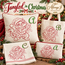 ALW961 Tangled in Christmas Alphabet