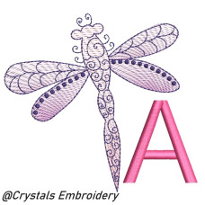 CE0027 Dragonfly Alphabet