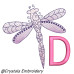 CE0027 Dragonfly Alphabet