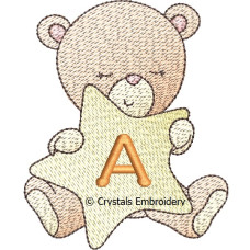 CE0029 Bear Star Alphabet