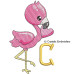 CE0032 Pink Flamingo Font