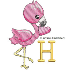 CE0032 Pink Flamingo H