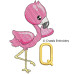 CE0032 Pink Flamingo Font