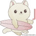 CE0049 Surfing Cat Alphabet