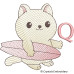 CE0049 Surfing Cat Alphabet