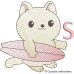 CE0049 Surfing Cat Alphabet