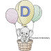 CE0053 Hot Air Ellie Alphabet