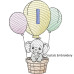 CE0053 Hot Air Ellie Alphabet