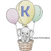 CE0053 Hot Air Ellie Alphabet