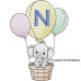 CE0053 Hot Air Ellie Alphabet