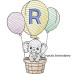 CE0053 Hot Air Ellie Alphabet