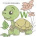 CE0062 Tortoise Alphabet