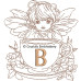 CE0063 Fairy in a tea cup Alphabet