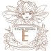 CE0063 Fairy in a tea cup Alphabet