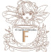 CE0063 Fairy in a tea cup Alphabet