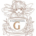 CE0063 Fairy in a tea cup Alphabet