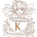 CE0063 Fairy in a tea cup Alphabet