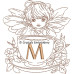 CE0063 Fairy in a tea cup Alphabet