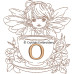 CE0063 Fairy in a tea cup Alphabet