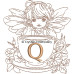 CE0063 Fairy in a tea cup Alphabet