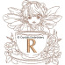 CE0063 Fairy in a tea cup Alphabet