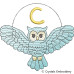 CE0076 Turquoise Owl Alphabet