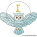 CE0076 Turquoise Owl Alphabet