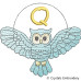CE0076 Turquoise Owl Alphabet